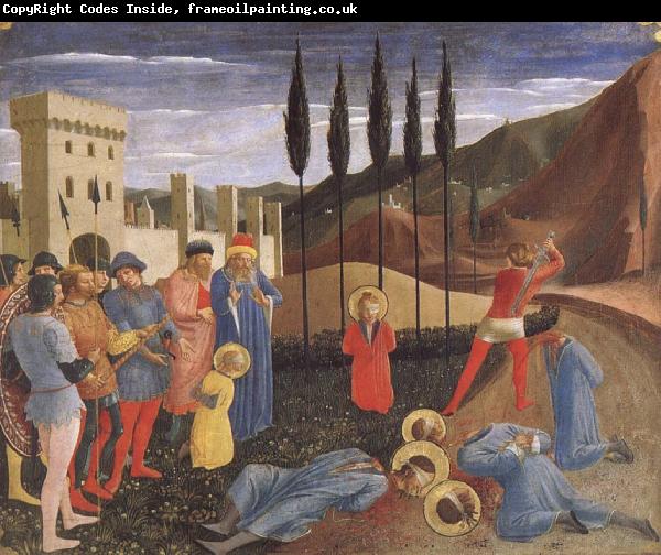 Fra Angelico St Cosmas och S: t Damianus halshugges